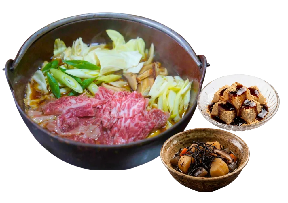 肉入りほうとう ワインビーフ 通常コース