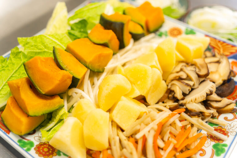 ほうとうの仕込み食材