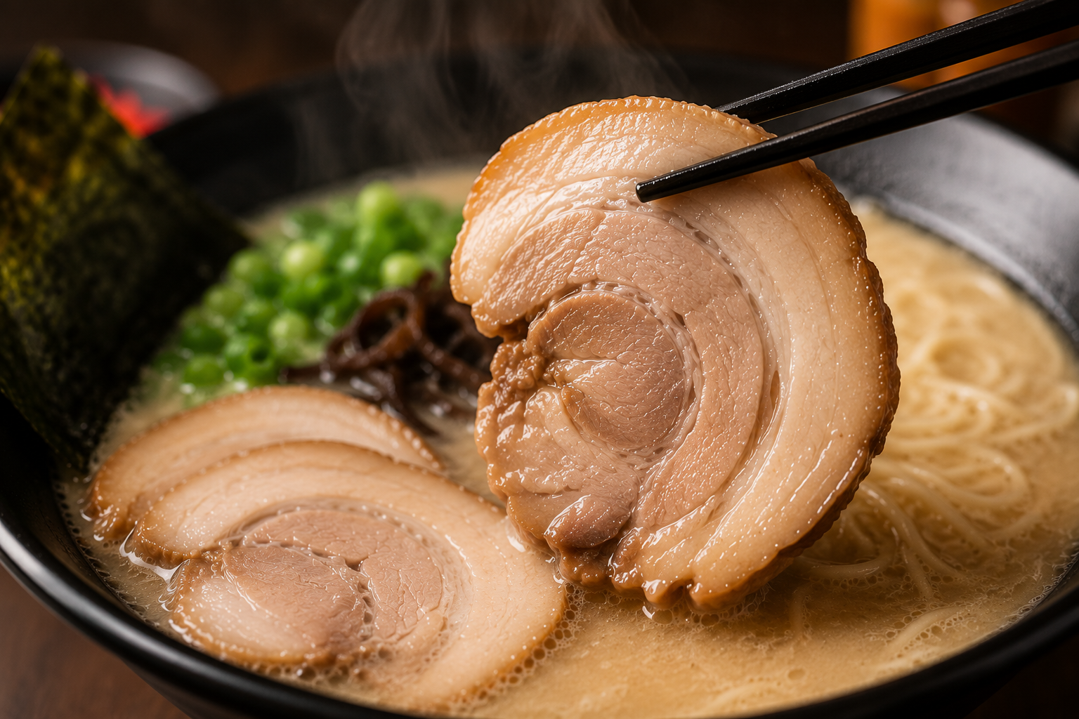 ラーメン体験コース 豚骨チャーシュー